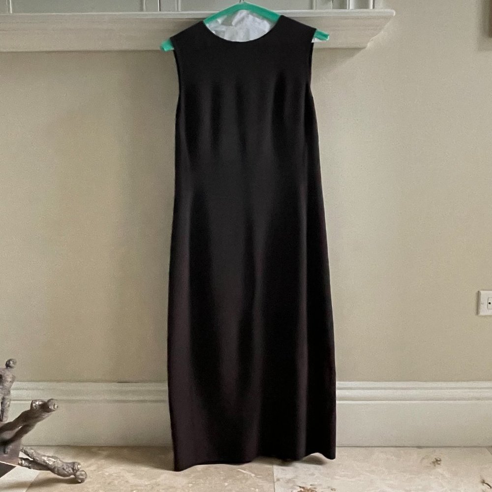 AGNONA Brown Sleeveless Sheath dress Size 6 approx.